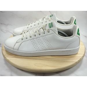 adidas cloudfoam white green